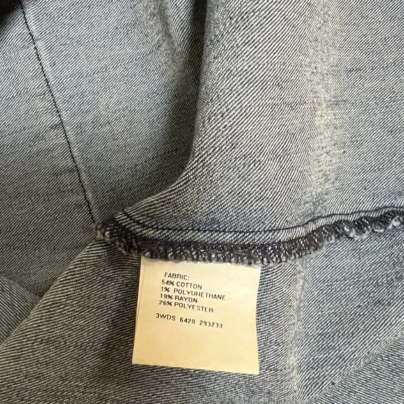 TEMT DENIM OVERALL DRESS, SIZE 10 - Picture 3 of 4